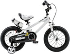 RoyalBaby Kids Bike Boys Girls Freestyle Bicycle 12 14 16 Inch with Training Wheels, 16 18 20 with Kickstand Child's Bike, Blue Red White Pink Green Orange