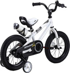 RoyalBaby Kids Bike Boys Girls Freestyle Bicycle 12 14 16 Inch with Training Wheels, 16 18 20 with Kickstand Child's Bike, Blue Red White Pink Green Orange
