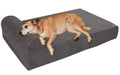 Big Barker 7" Pillow Top Orthopedic Dog Bed for Larand Extra LarBreed Dogs (Headrest Edition)