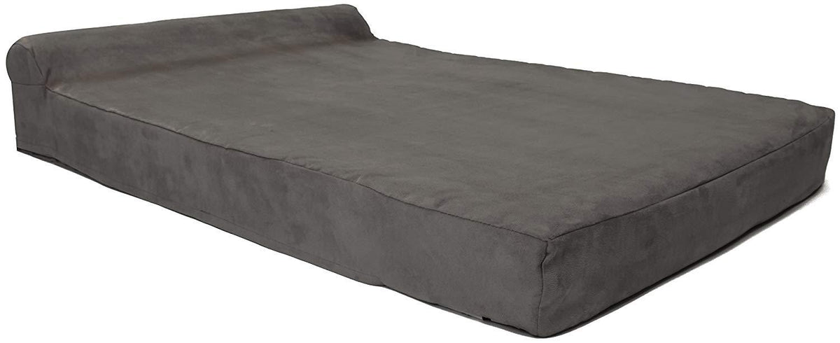 Big Barker 7" Pillow Top Orthopedic Dog Bed for Larand Extra LarBreed Dogs (Headrest Edition)