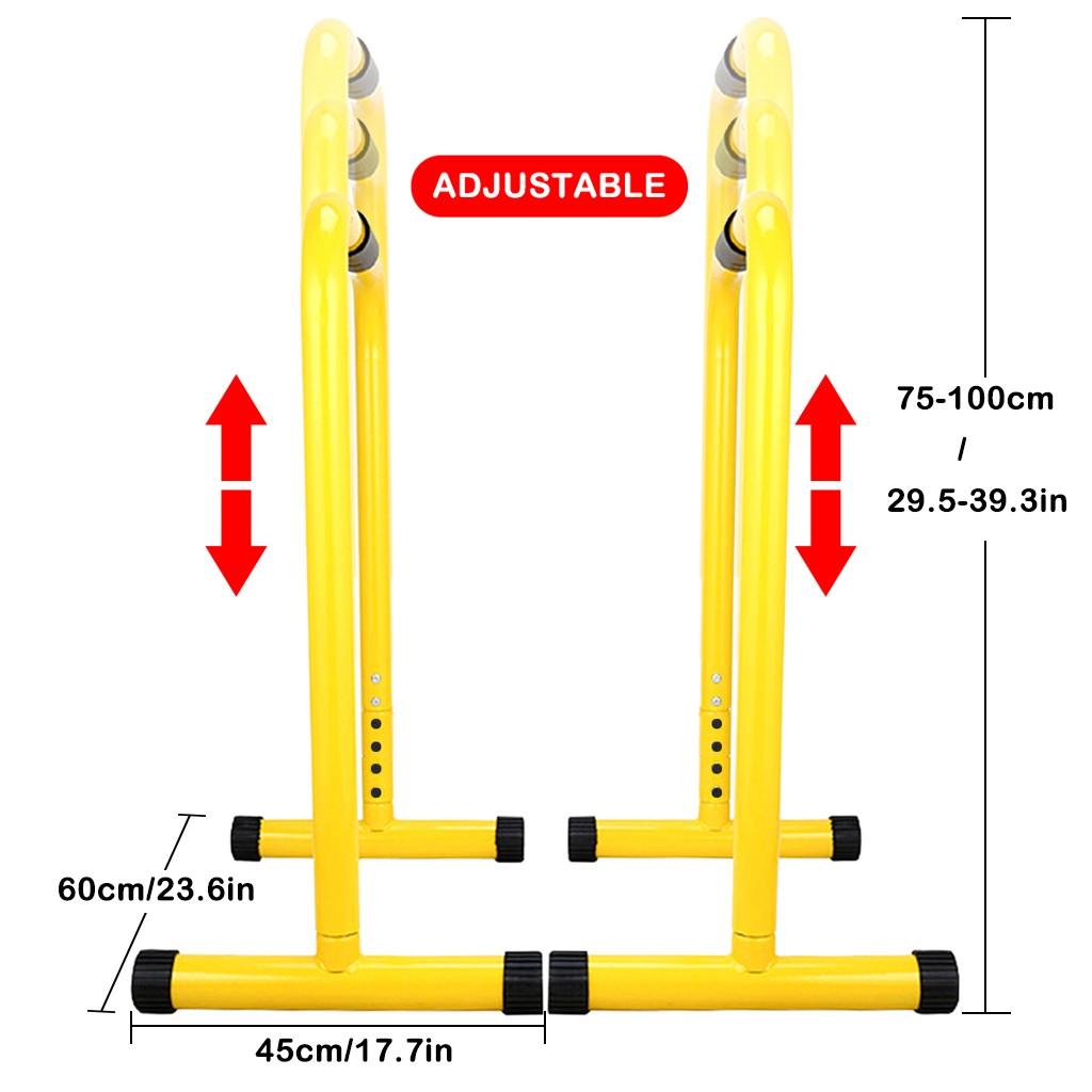 Split Single P arallel Bars Outdoor Fitness Equipment Support c