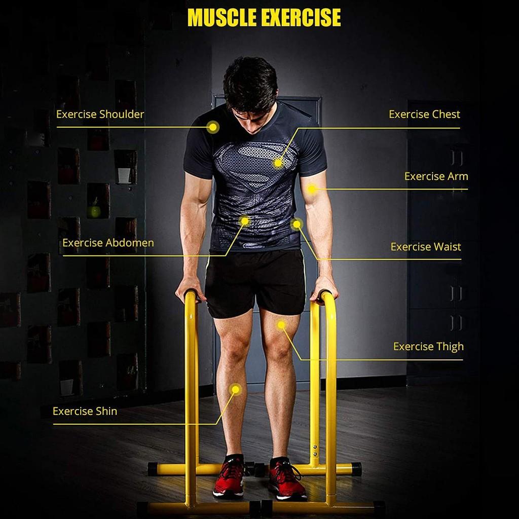 Split Single P arallel Bars Outdoor Fitness Equipment Support Pull-ups