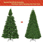 9Ft Pre-Lit Artificial Christmas Tree Premium Hinged w/ 1000 LED Lights &amp; Stand