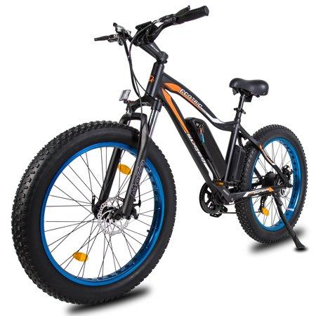 26 In. 500W 36V Electric Fat Tire Bicycle e-bike Beach Snow City Bike Road Bicycle Cycling 7 Speed