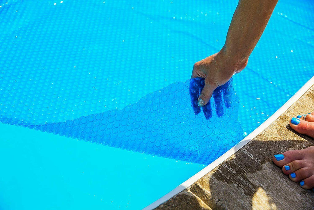 15' x 24' oval swimming pool solar blanket 800, 1200,1600 series w/ grommets