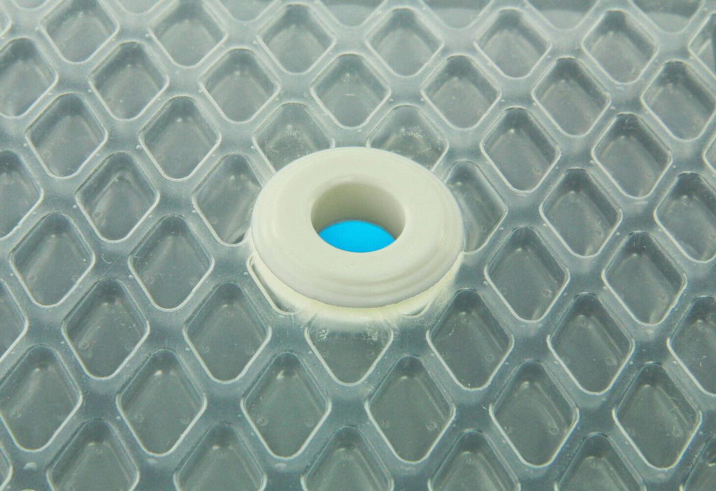 15' x 24' oval swimming pool solar blanket 800, 1200,1600 series w/ grommets