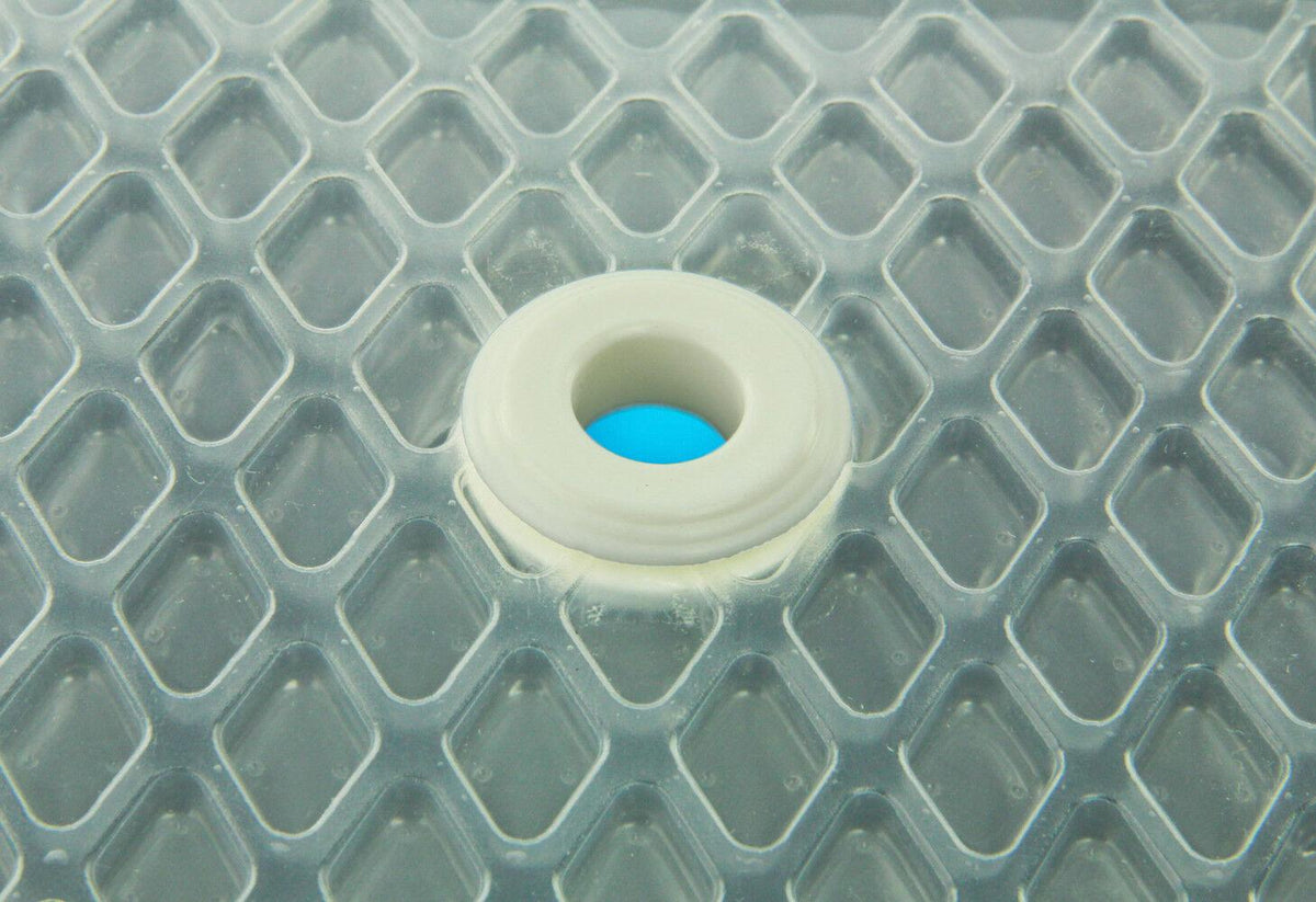 15' x 24' oval swimming pool solar blanket 800, 1200,1600 series w/ grommets