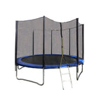 14 ft. Trampoline with Safety Net and Ladder in Black and Blue