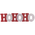 76.75" LED Lighted 'Ho Ho Ho' Christmas Outdoor Decoration