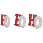 76.75" LED Lighted 'Ho Ho Ho' Christmas Outdoor Decoration