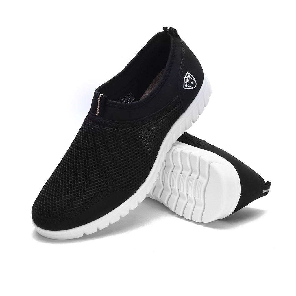 Plus Size Men Slip-on Mesh Fabric Loafers