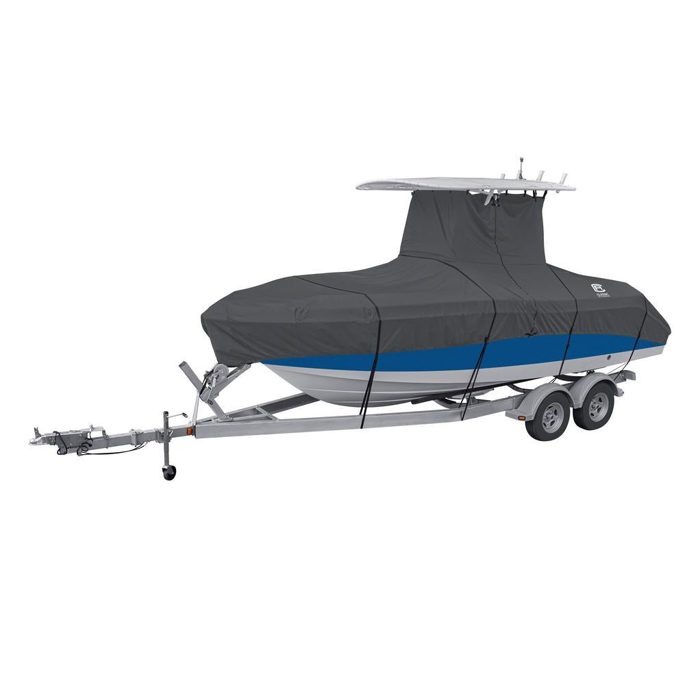 StormPro 20 - 22 ft. Charcoal Grey T-Top Boat Cover