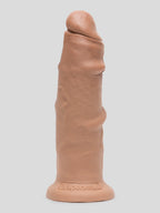 King Cock Uncut Ultra Realistic Suction Cup Dildo 8 Inch, Flesh Tan