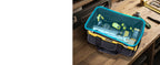 Heavy Duty Tool Bag with Multi-Pockets, Portable Tool Box Organizer StoraBag, with Adjustable Shoulder Strap and Ergonomic Handle (Black, 12" Standard Base)