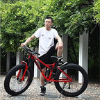 CHICAI Adult Mountain Bike 26/24-inch Mountain Bike High Carbon Steel Cross Country Bike 21/24/27/30 Speed Bike Full Suspension Bike Equipped with Double Disc Brake Mountain Bike