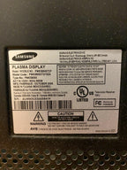 60” samsung plasma tv