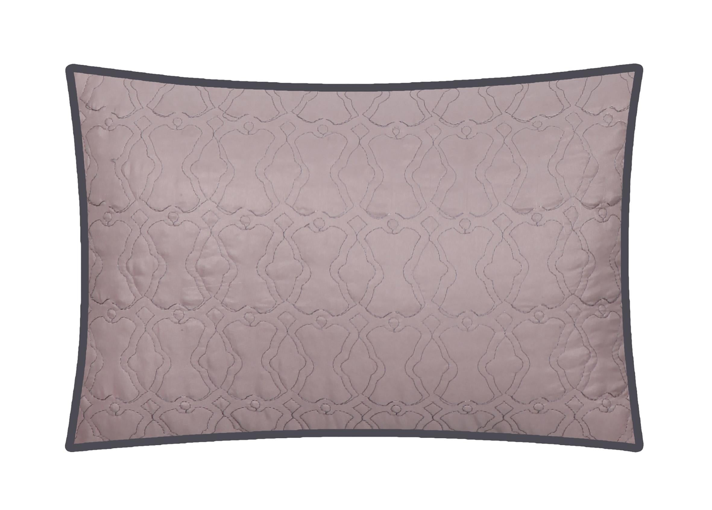 Nanshing Rosaline 7 Piece Microfiber Comforter Set with Bonus Pillows, Pink, King