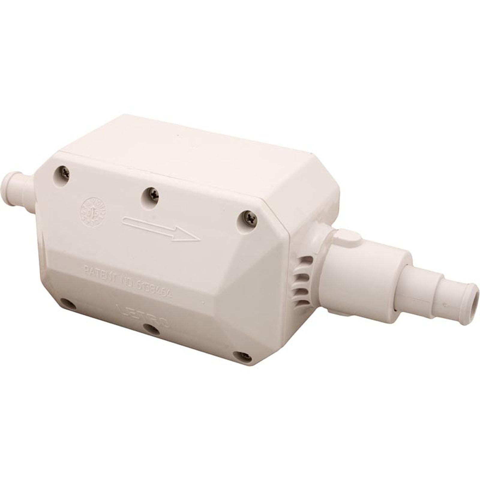 PENTAIR POOL PRODUCTS Backup Valve, PentairLetro LL105PM/LL105/3-Wheel Cleaner, Wht