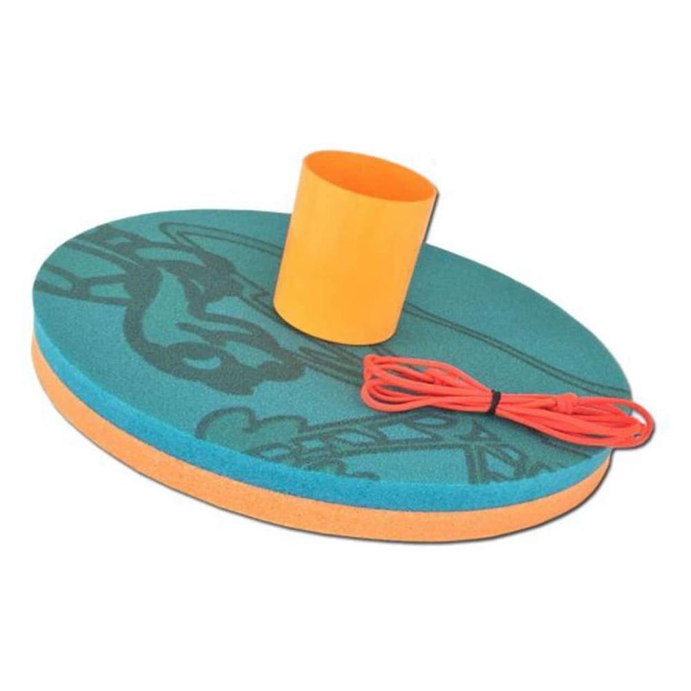 Aqua Lily Pad 20' All American 2 Layer Water Playground Floating Island w/Reversible Floating Beverage Holder Cocktail Caddy,