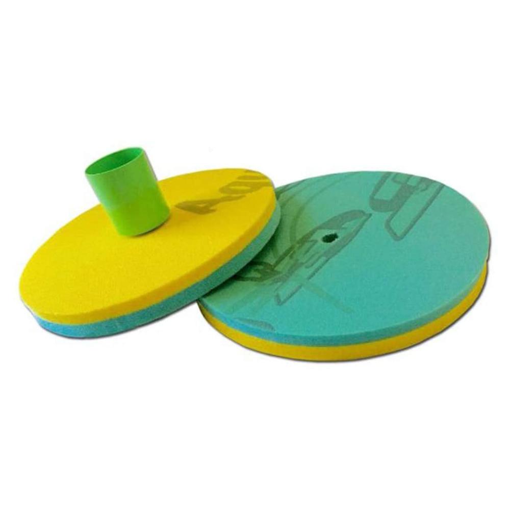 Aqua Lily Pad 20' All American 2 Layer Water Playground Floating Island w/Reversible Floating Beverage Holder Cocktail Caddy,