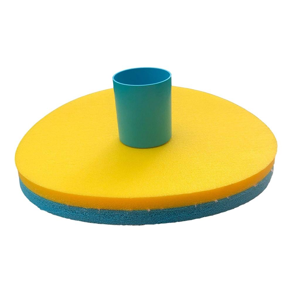 Aqua Lily Pad 20' All American 2 Layer Water Playground Floating Island w/Reversible Floating Beverage Holder Cocktail Caddy,