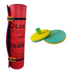 Aqua Lily Pad 20' All American 2 Layer Water Playground Floating Island w/Reversible Floating Beverage Holder Cocktail Caddy,