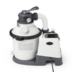 intex 26643eg 1200 gph 10 inch above ground pool sand filter pump w/ auto timer