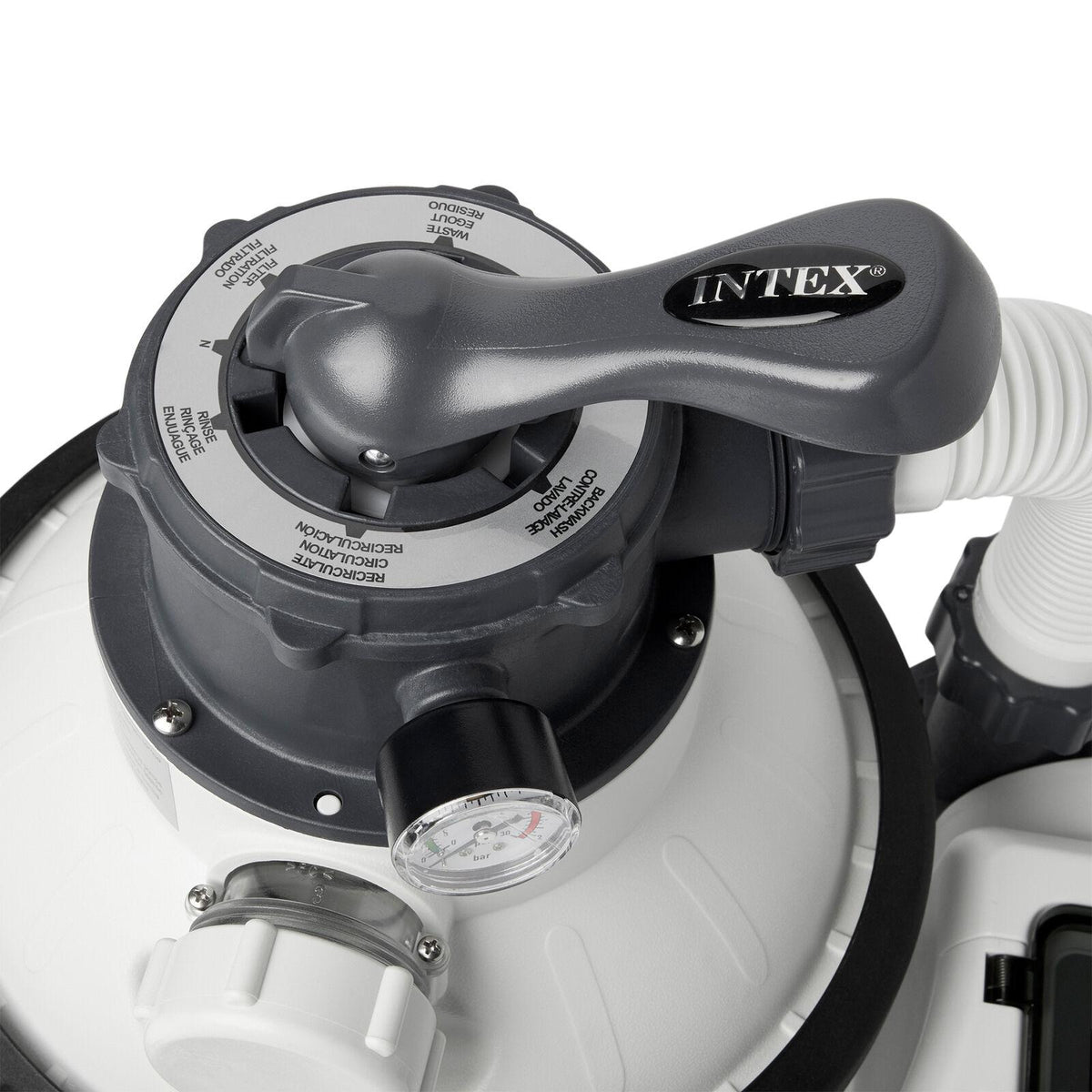 intex 26643eg 1200 gph 10 inch above ground pool sand filter pump w/ auto timer