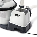 intex 26643eg 1200 gph 10 inch above ground pool sand filter pump w/ auto timer