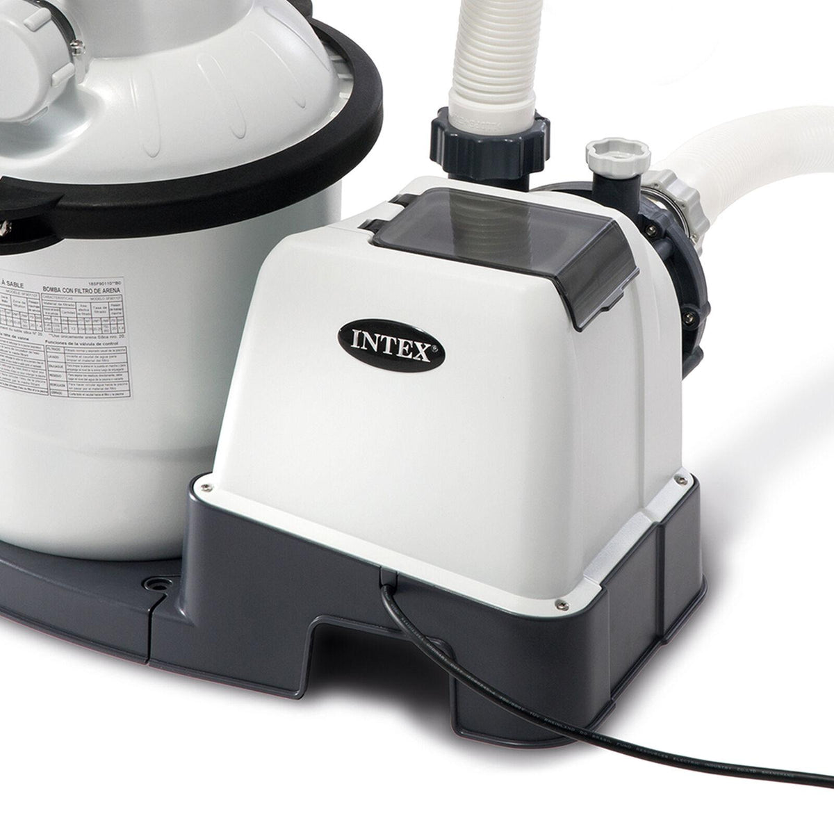intex 26643eg 1200 gph 10 inch above ground pool sand filter pump w/ auto timer