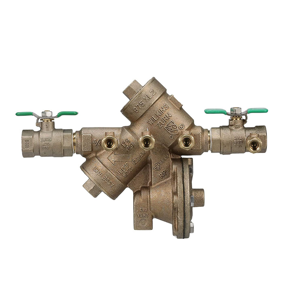 wilkins 34-975xl2 3/4-inch lead free reduced pressure backflow preventer