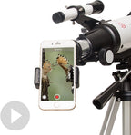 gskyer telescope, 70mm aperture 400mm az mount astronomical refracting telescope for kids beginners