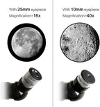 gskyer telescope, 70mm aperture 400mm az mount astronomical refracting telescope for kids beginners