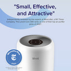 levoit air purifier for home allergies pets hair in bedroom, h13 true hepa filter