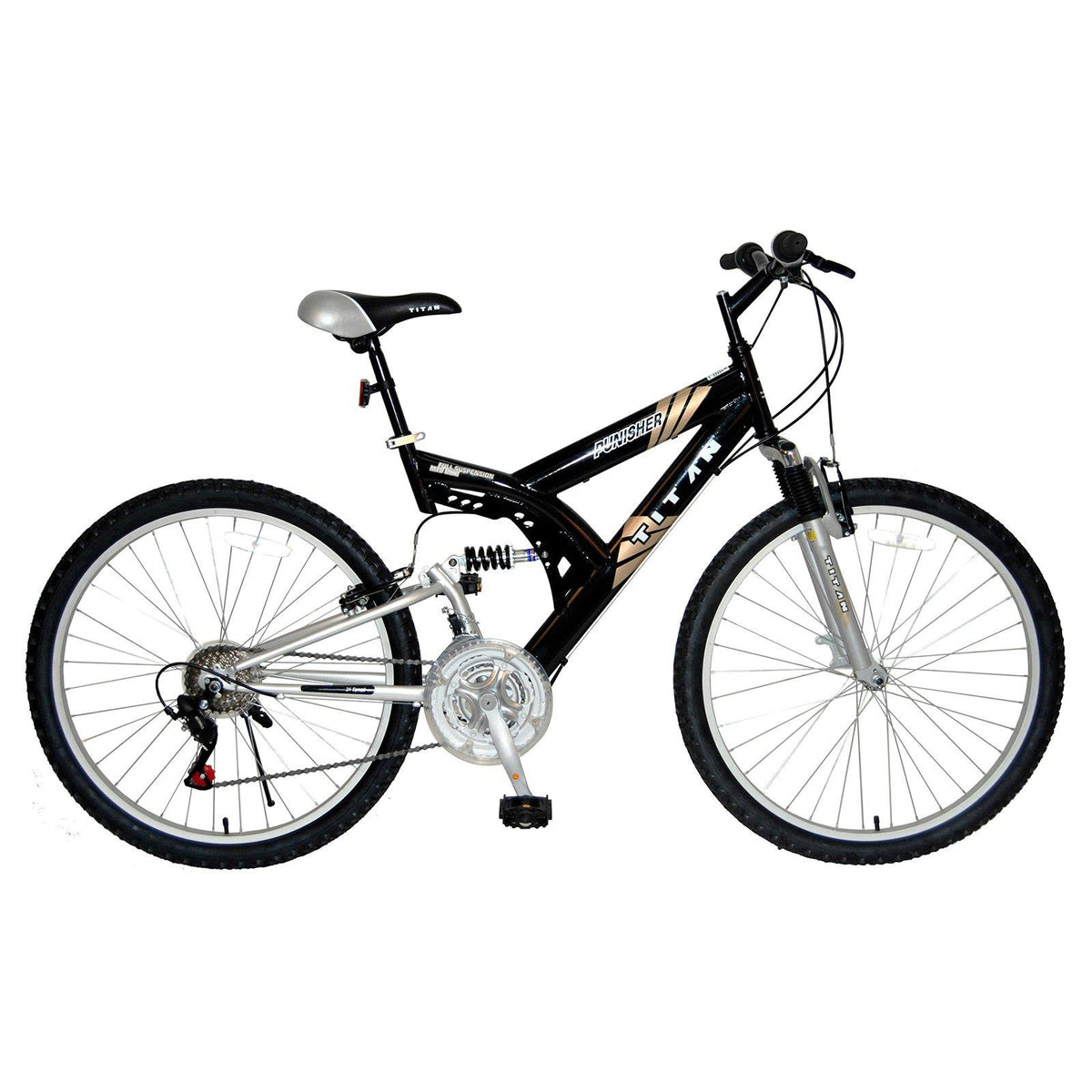 Punisher Dual-Suspension Unisex All-Terrain Mountain Bike