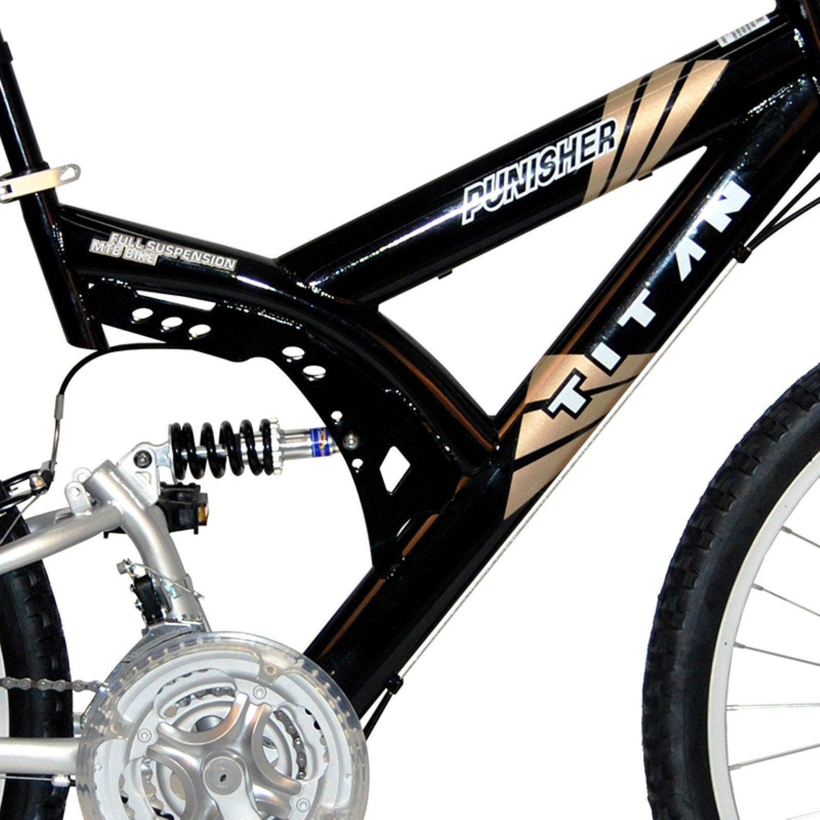 Punisher Dual-Suspension Unisex All-Terrain Mountain Bike