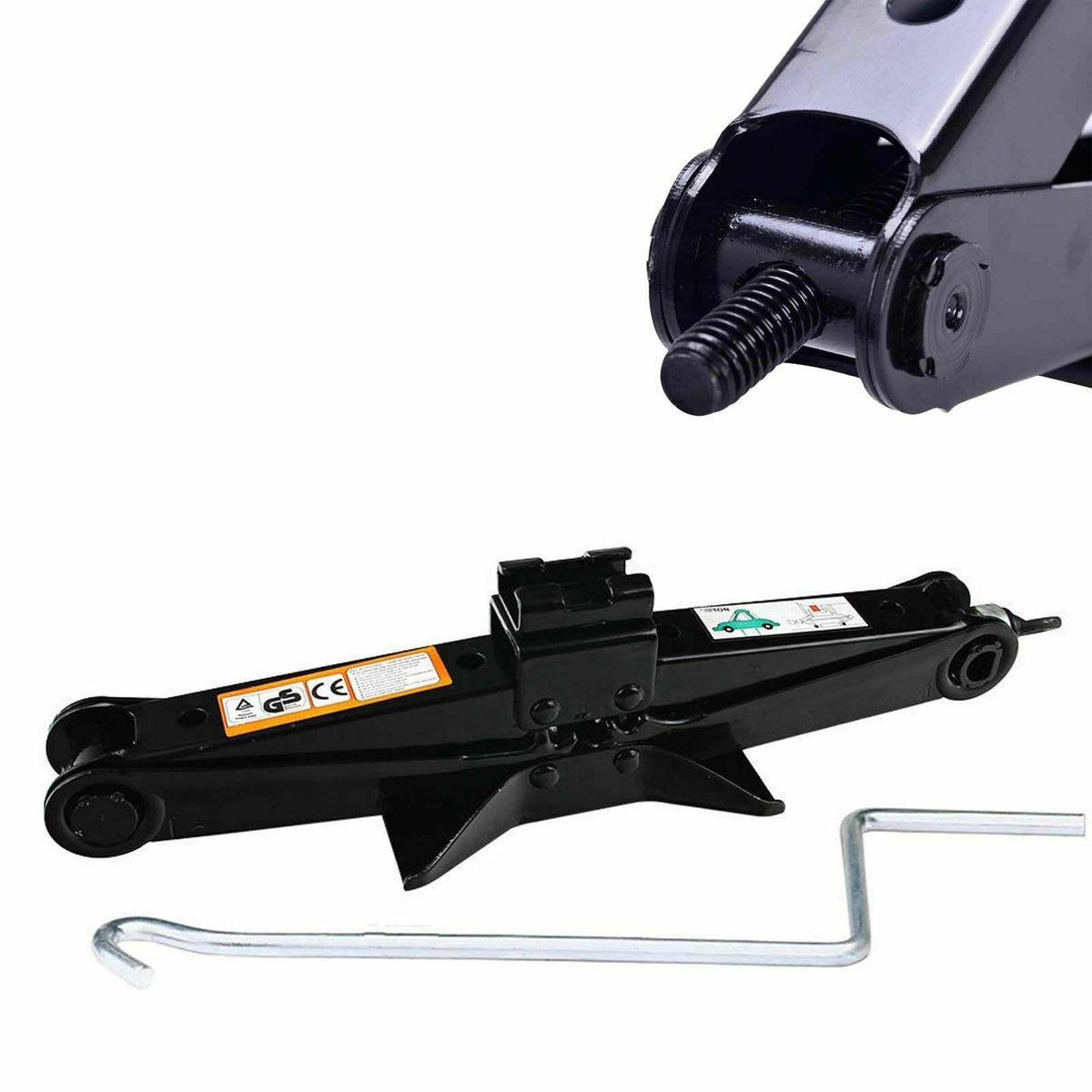 Hand Screw Scissor Lift Jack Universal 5000LBS Capacity Car Auto SUV Truck 4PCS