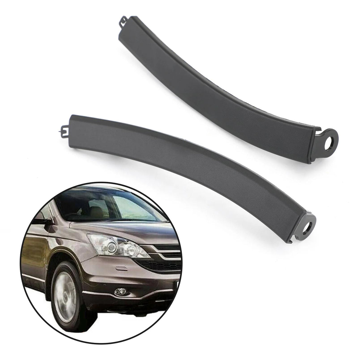Honda Crv 2007-2011 Left+Right Front Bumper Wheel Fender Molding Trim Generic