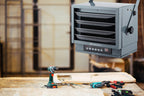 Comfort Zone 6,000W,Electric, Ceiling-Mounted, Digital, Fan-Forced Industrial Heater, Grey