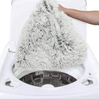 Best Friends by Sheri Calming Shag Vegan Fur Donut Cuddler (Multiple Sizes)
