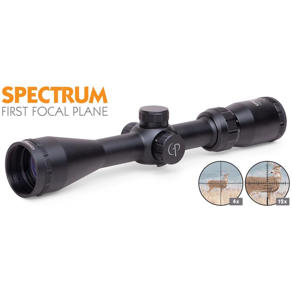 CenterPoint Spectrum 3-9 mm x 40 mm Riflescope with First Focal Plane Reticle and Side Focus Adjustment