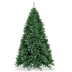 Gymax 7.5 ft Christmas Tree Premium PVC Needles Douglas Full Fir Tree Home Hotels Green