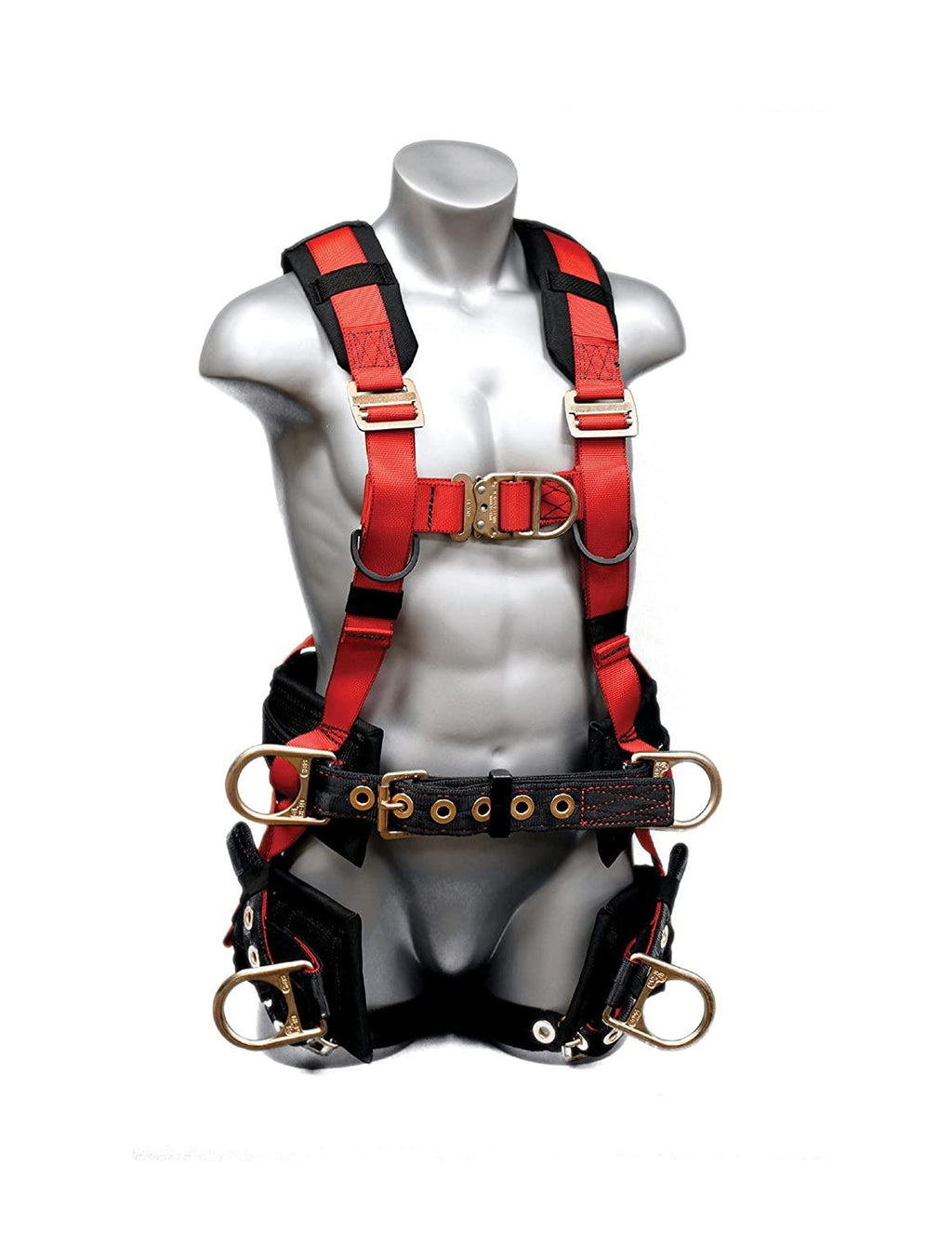 Elk River 66613 EagleTower Polyester/Nylon LE 6 D-Ring Harnesses with -Connect Buckles, Large