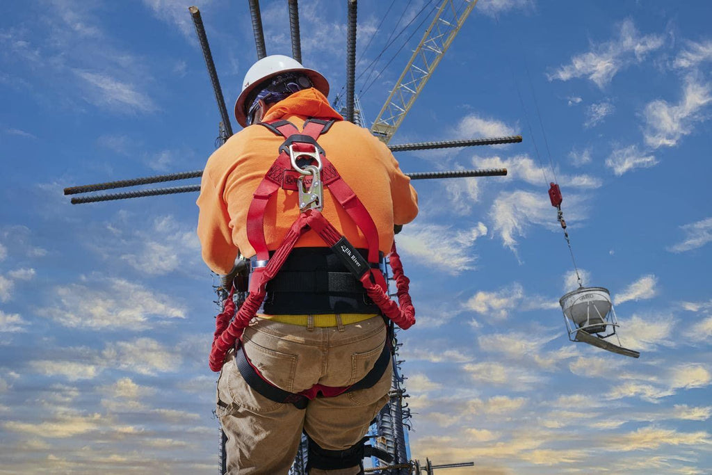 Elk River 66613 EagleTower Polyester/Nylon LE 6 D-Ring Harnesses with -Connect Buckles, Large