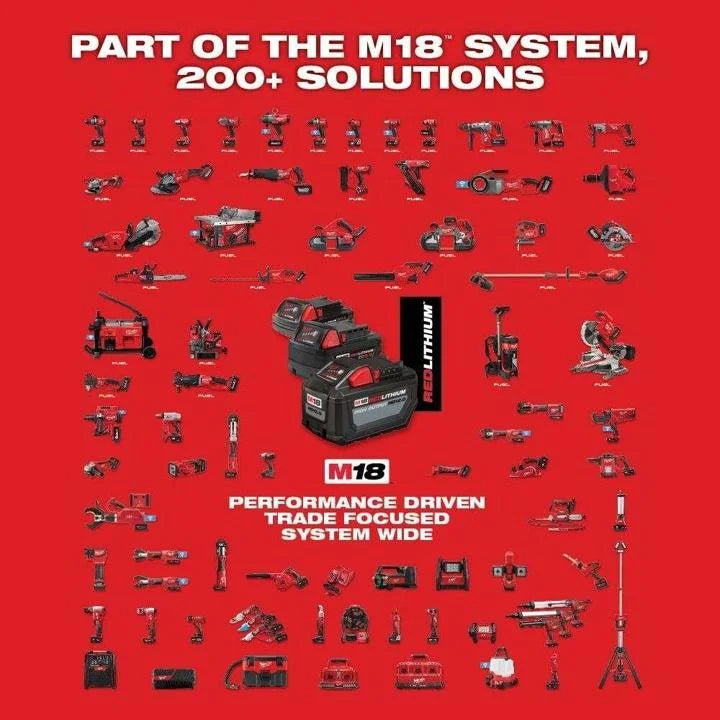 milwaukee-m18-fuel-18-Volt Lithium-Ion Cordless Brushless String Grass Trimmer Combo Kit with Pole Saw, Hedge Trimmer, Edger