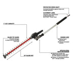 milwaukee-m18-fuel-18-Volt Lithium-Ion Cordless Brushless String Grass Trimmer Combo Kit with Pole Saw, Hedge Trimmer, Edger