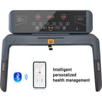 Treadmill with Incline, Folding Treadmill with Adjustable Incline and 8MPH Speed, Bluetooth App Tracker, Transportation Wheels, 264 lb Capacity, Treadmill for Home Gym Indoor