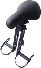 HUONIUPIC Kids Bike Seat and Handlebar Accessory Combo Pack, Adjustable Detachable Portable Cycling Handlebar Seats,for Children Aged 2-5(up to 48 Pound), with Handle Attachment