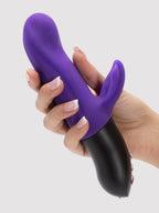 Fun Factory Stronic Bi Fusion Rechargeable Thrusting Rabbit Vibrator, Purple