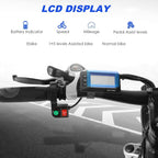 ANCHEER Electric Bike, 48V 500W/350W Ebike 27.5" Electric Mountain Bike/Electric Commuter Bike with Removable 48V 10Ah Removable Battery, LCD Display and 21 Speed Gears